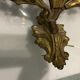 Vintage Italian Gold Gilded Tole Sconces, 1960s, Set of 2
