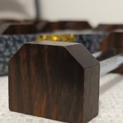 Coffret de 12 porte-couteaux Art déco