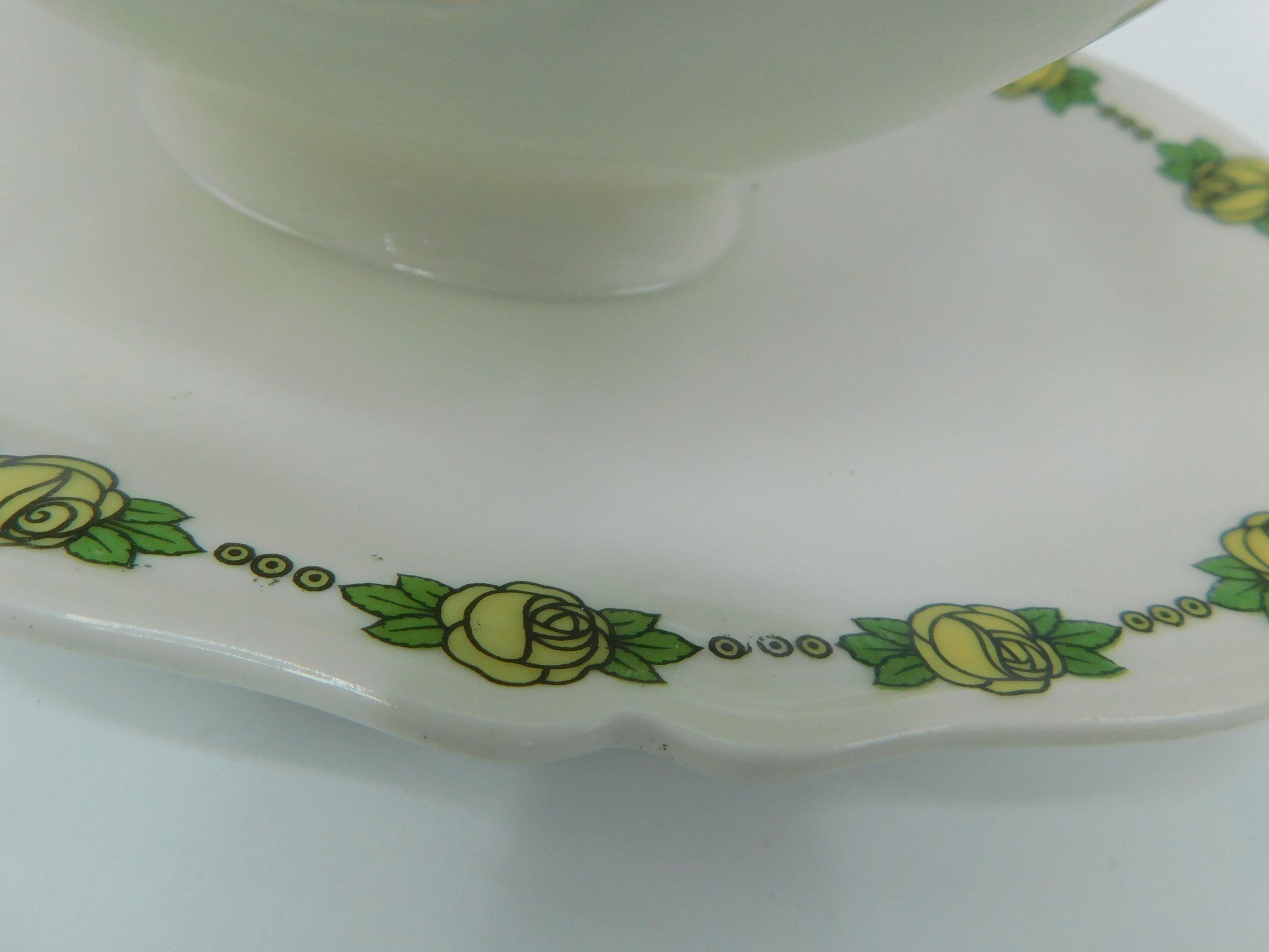 Limoges porcelain saucière - Martin Charles