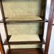 Stunning Antique Edwardian Inlaid Mahogany Bow-Front Silver Display Cabinet