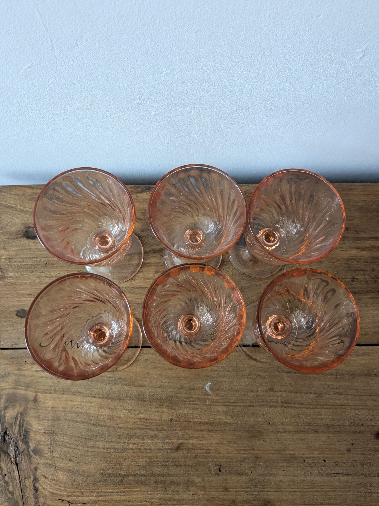 Verres rosalines