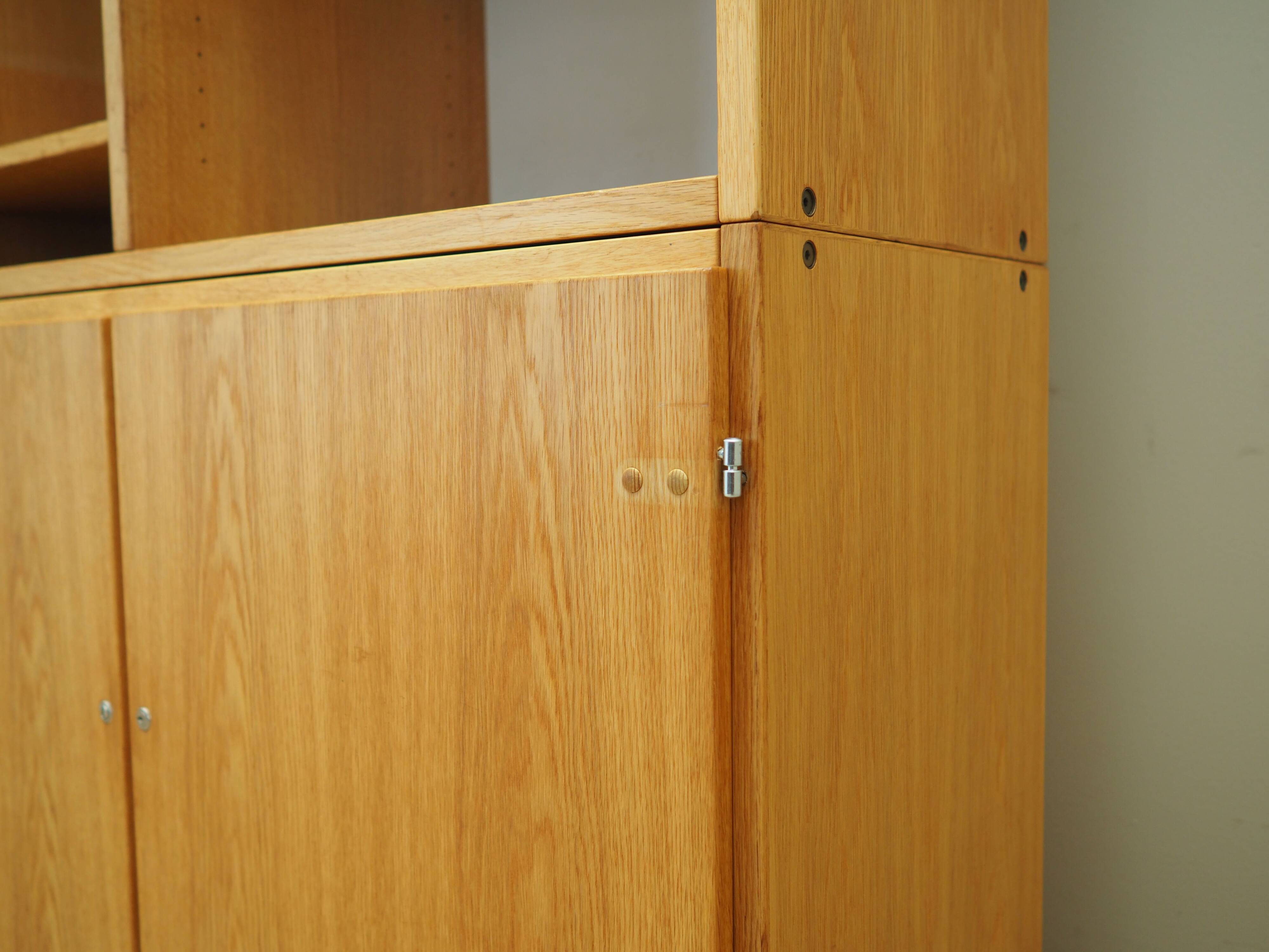 Ash bookcase, Danish design, 1970s, production: Denmark