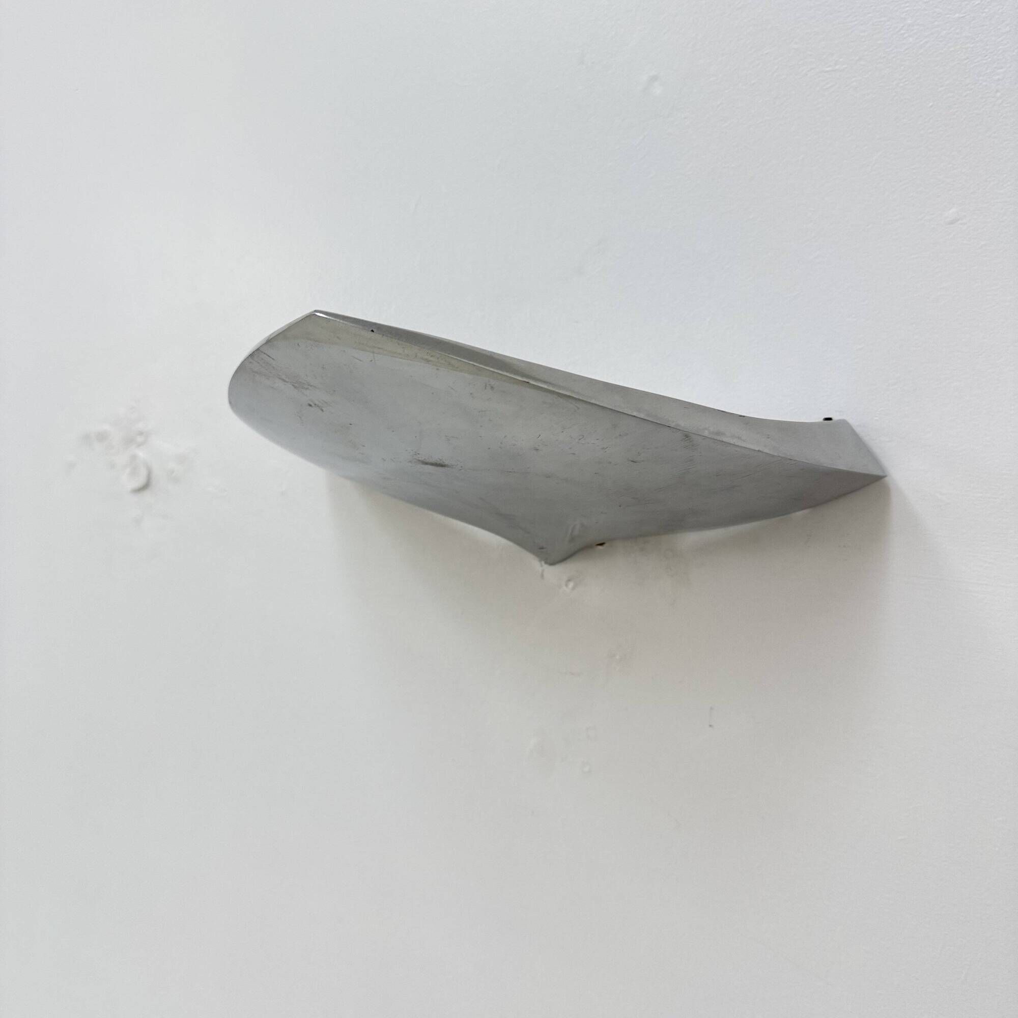 Modern French Polished Chrome wall Lamp by LG, Paris France