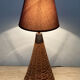 Lampe vintage en rafia
