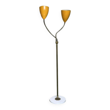 Mid-Century Yellow Floor Lamp, Italy, 1960s