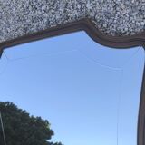 Large Art Nouveau mirror 100x100cm