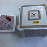 Full coffee service red and white first edition, Matteo Thun memphis 1981
