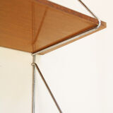 Formica and metal shelf