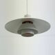 PH 4/3 pendant lamp white with orange accents by Poul Henningsen for Louis