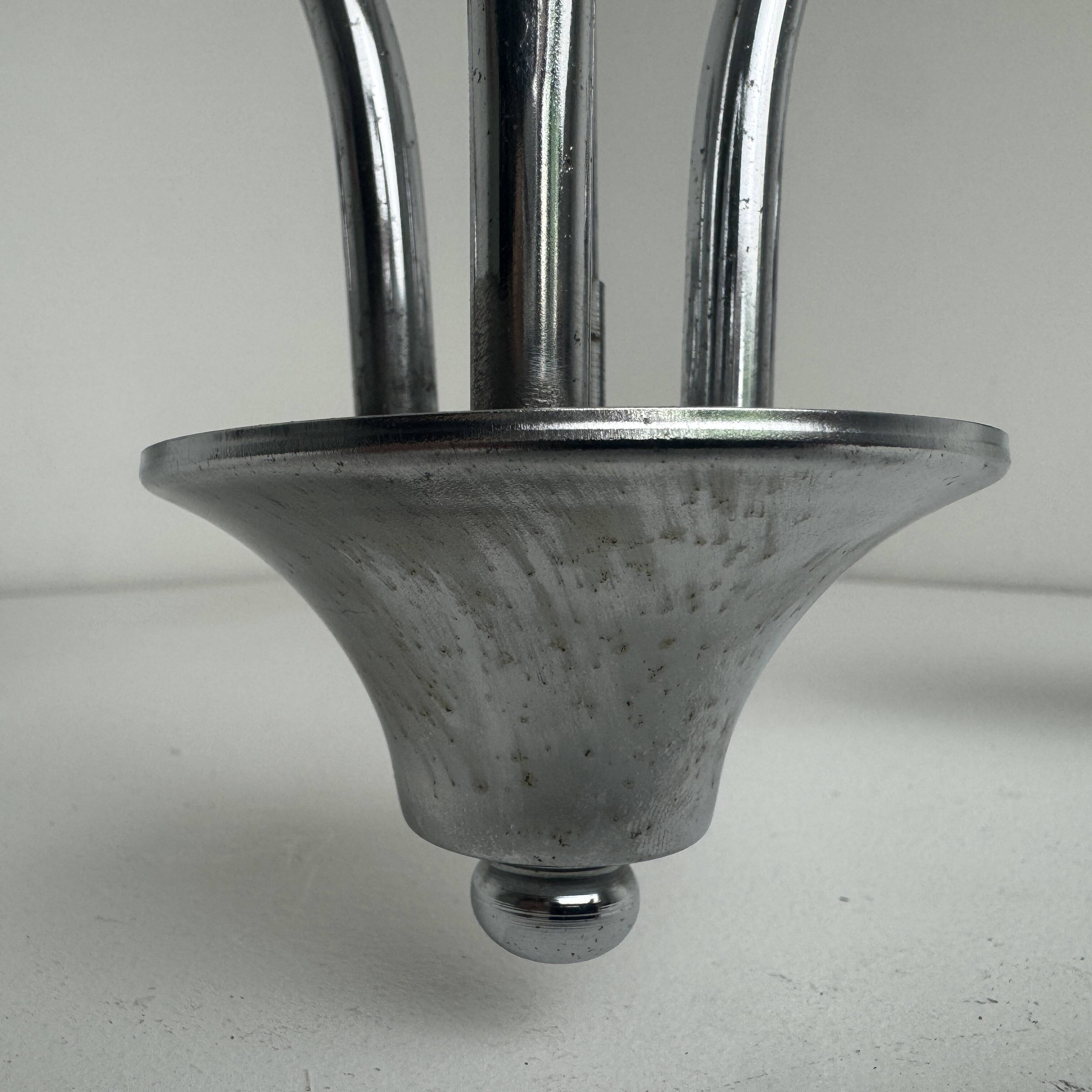 Antique 3-bulb vintage chandelier 1960