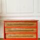 Commode en bambou et rotin vintage