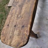 Rustic wooden bench
