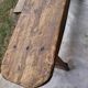 Rustic wooden bench