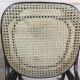 4 bistro chairs number 17 in curved wood and canning