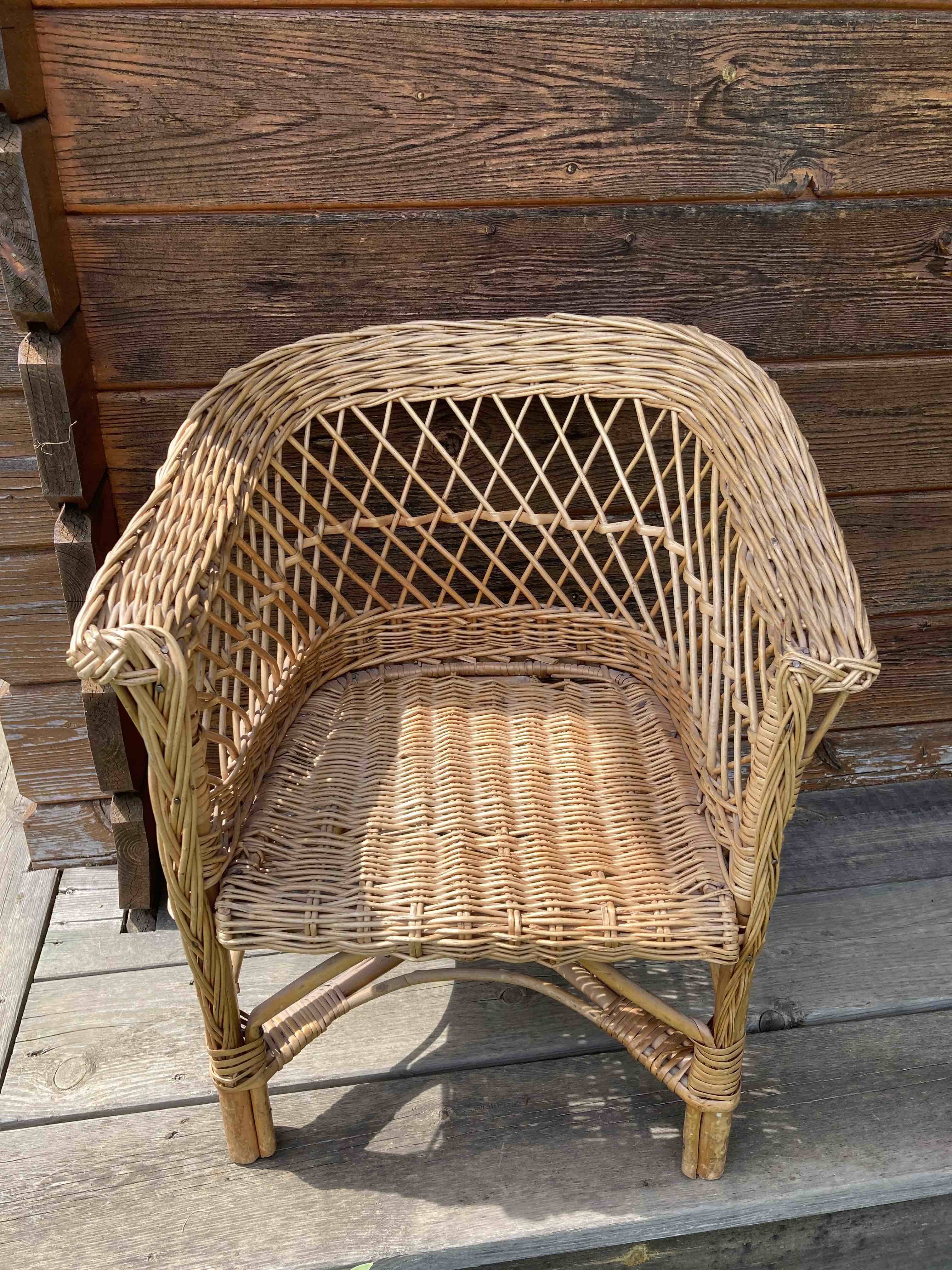 Rattan children's chair