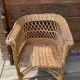 Fauteuil enfant rotin