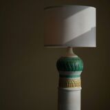 Decorative floor lamp in modern Danish ceramic, made in the 1970s.