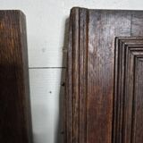 Paire de portes en bois sculpté en chêne
