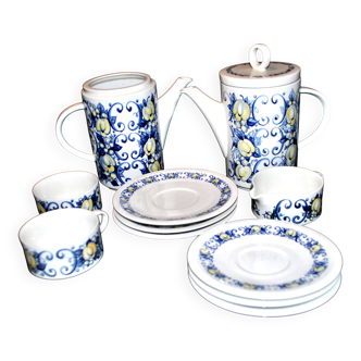 Villeroy & Boch CADIZ coffee set, coffee pot, creamer, cup