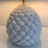 Designer pineapple lamp in porcelain