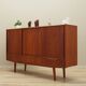 Buffet haut en teck, design danois, années 1970, production : Danemark