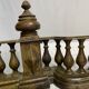 Fireplace bar, bronze fireplace bar Louis XVI style, Napoleon III era