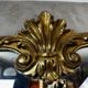 Large gold mirror