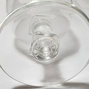 6 Lalique stamped glasses