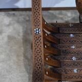 Paire de Fauteuils Syriens Savonarole en Noyer – Fin XIXe