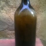 Old blown glass bottle