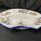 Antique Lunéville KG shaving dish from the late 19th century