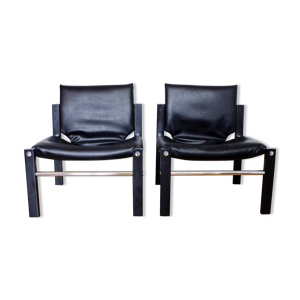 Paire de fauteuils maurice