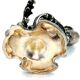 Wiskeman, pair of rococo chandelier, silver metal