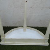 Solid painted wood console half-moon excellent condition