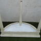 Solid painted wood console half-moon excellent condition