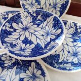 5 soup plates with English skullcaps