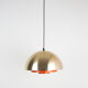 Danish vintage pendant lamp Milieu by Jo Hammerborg, Lyfa, 1970s