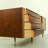 Danish Rosewood & Teak Sideboard By Ib Kofod Larsen For Fredericia Møbelfabrik 1950's