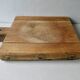 Cutting board, raw wooden log, 34 by 45 cm