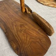 Olive wood cheese board