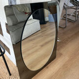 Vintage two-tone mirror 70's 55x70cm
