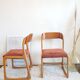Suite de 4 chaises traineaux Baumann, 1960