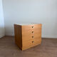 Caisson de bureau vintage à roulettes – 4 tiroirs