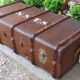 Trunk chest travel russian old