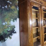 Louis Philippe walnut bookcase