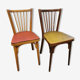 Paire de chaises baumann
