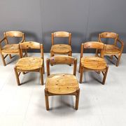 Rainer Daumiller pine wood dining chairs for Hirthals Savvaerk