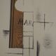 Georges braque: marc's bottle - color stencil