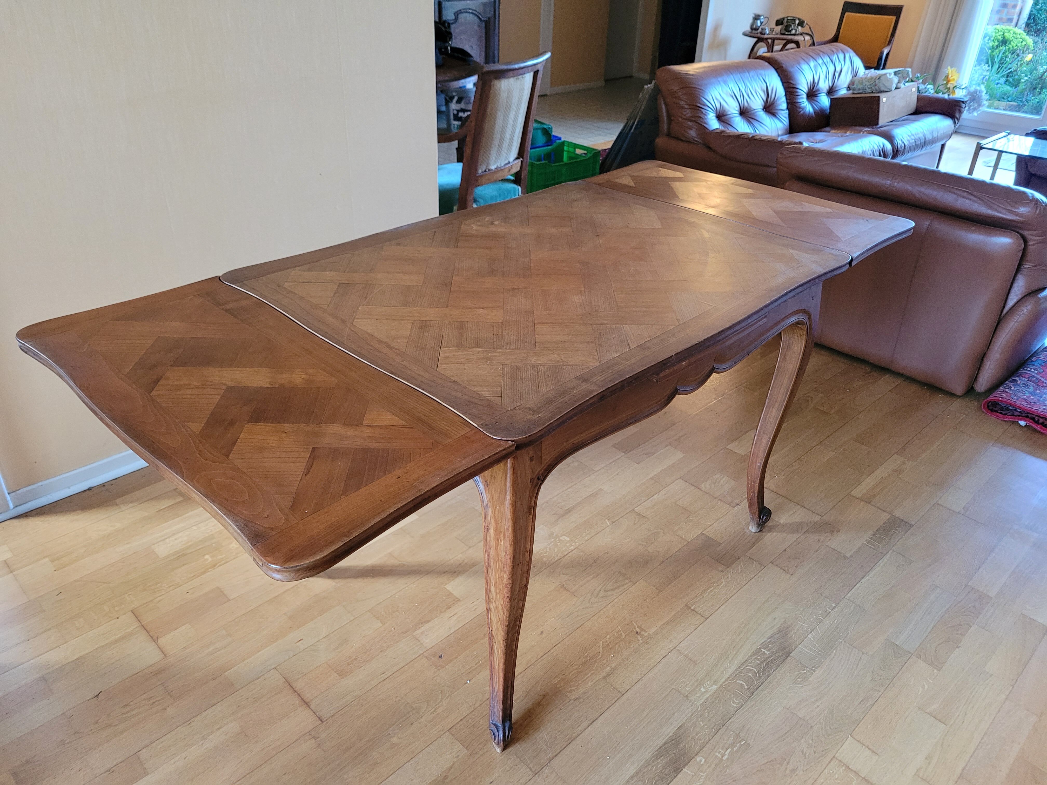 Table and 4 solid wood chairs