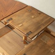 Table à manger extensible élégante par Ruscheweyh, années 1930, noyer